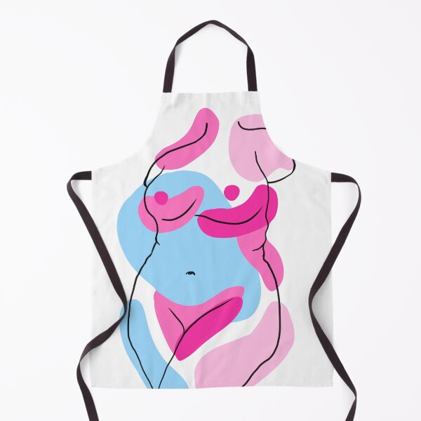 Item preview, blue pink body positivity line drawing designed and sold by mariahmoniquedesign.