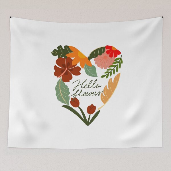 Item preview, hello flowers designed and sold by karyavna.