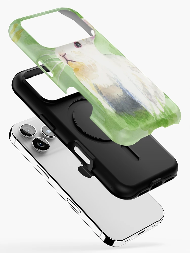 Thumbnail 2 of 4, iPhone Case, White Rabbit  designed and sold by TwoFullMoonsArt.