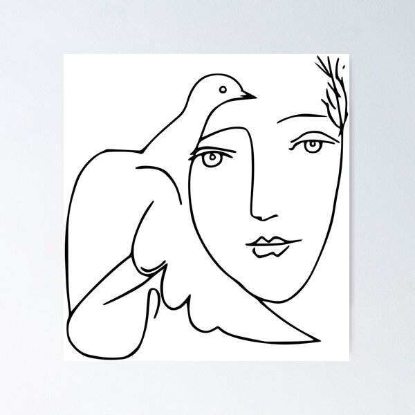 Item preview, Dove Woman minimalist designed and sold by maxigold.
