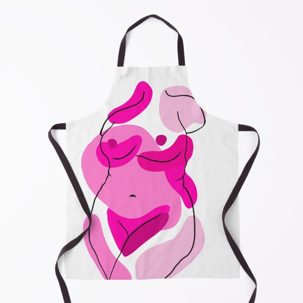 Item preview, body positivity line drawing pink designed and sold by mariahmoniquedesign.