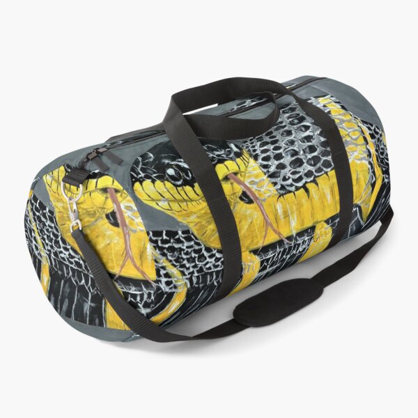 Item preview, Snake painting, Mangrove snake, print of yellow snake, black snake print designed and sold by elart66.