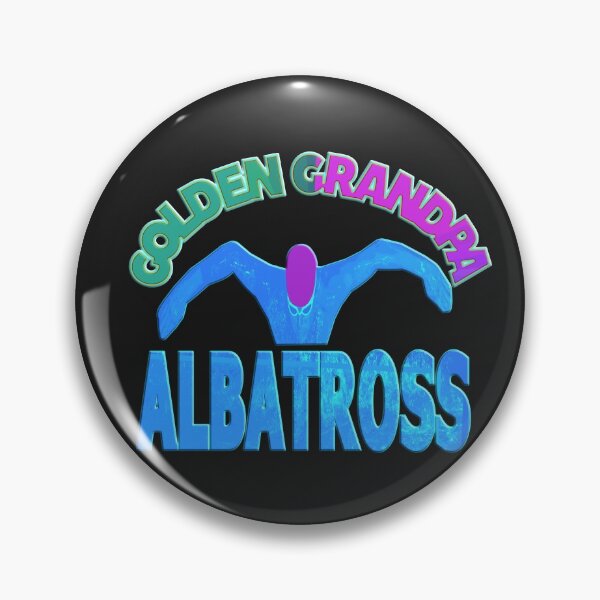 Item preview,  GOLDEN GRANDPA ALBATROSS - FUNNY  GRANDPA BUTTERFLY SWIMMER  designed and sold by Ralek.