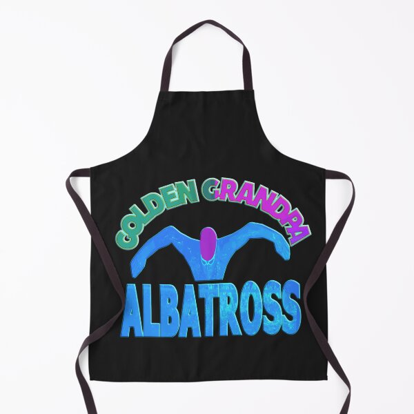 Item preview, GOLDEN GRANDPA ALBATROSS - FUNNY GRANDPA BUTTERFLY SWIMMER designed and sold by Ralek.