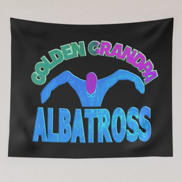 Item preview,  GOLDEN GRANDPA ALBATROSS - FUNNY  GRANDPA BUTTERFLY SWIMMER  designed and sold by Ralek.
