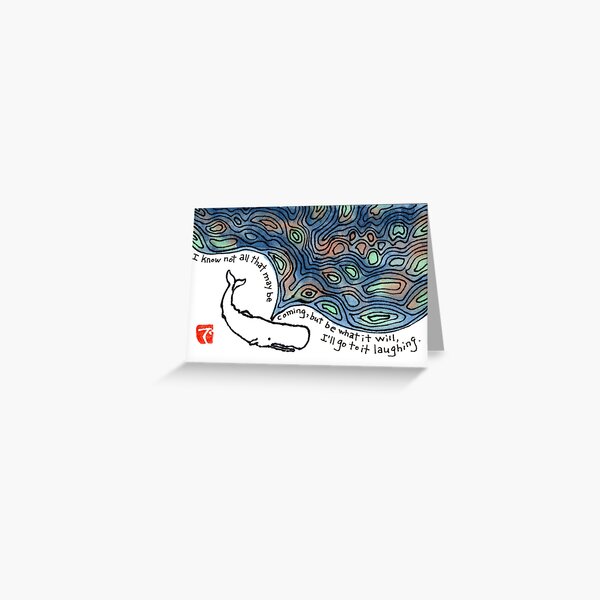 Moby Dick v.3 Greeting Card