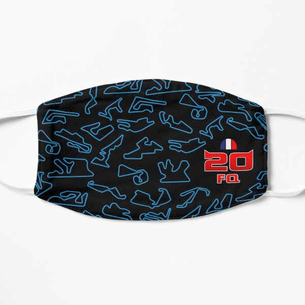 20 FQ - Motif de pistes Masque sans plis