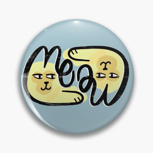Item preview, Meow Cat Lettering ambigram art designed and sold by Sociojunkie.