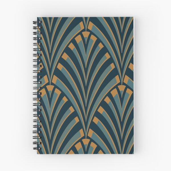 Item preview, Art Deco Gold and Teal designed and sold by JMarieCreates.