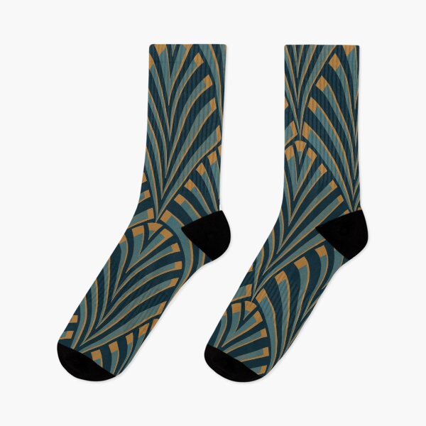 Item preview, Art Deco Gold and Teal designed and sold by JMarieCreates.