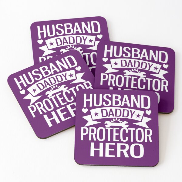 Item preview, BLACK PURPLE FLORAL/HUSBAND DADDY PROTECTOR HERO designed and sold by wildwhimsical.