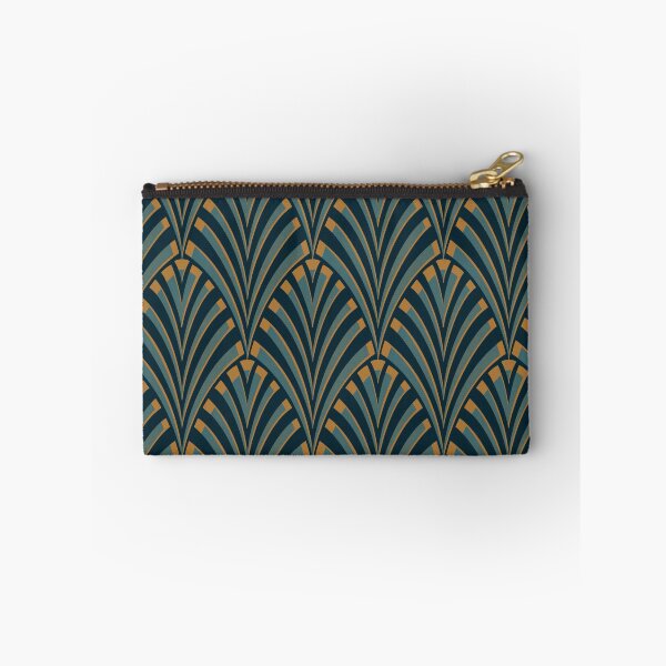 Item preview, Art Deco Gold and Teal designed and sold by JMarieCreates.