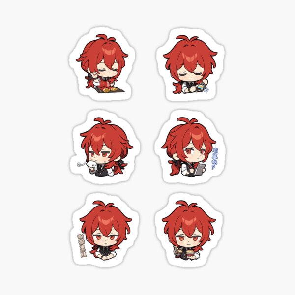 Item preview, Diluc KFC - Genshin Impact designed and sold by Aka-Hanako.