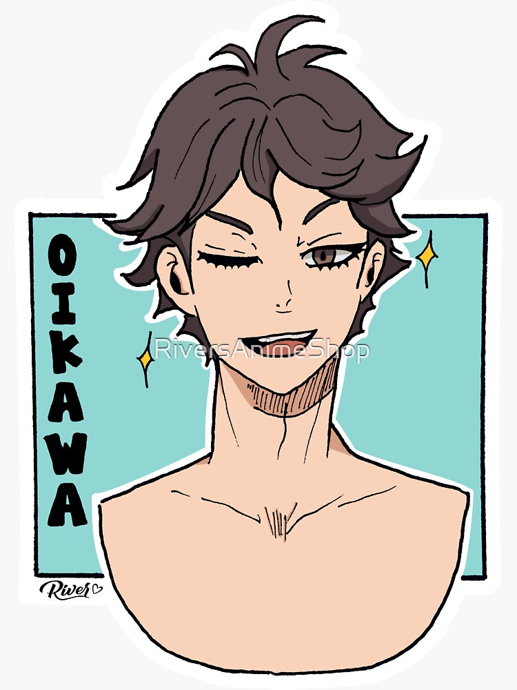 Oikawa Tooru Haikyuu Sticker For Sale By Riversanimeshop Redbubble