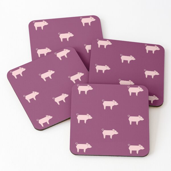 Item preview, Geometric Pig Pattern designed and sold by Caseymakesart.