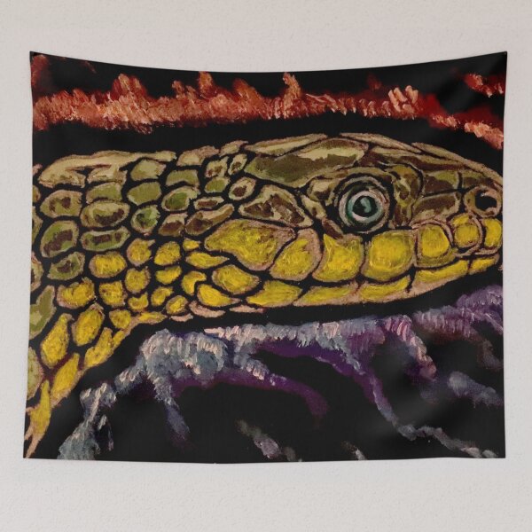 Item preview, Common Green Tree Snake Head Study designed and sold by Geoff Treagus.