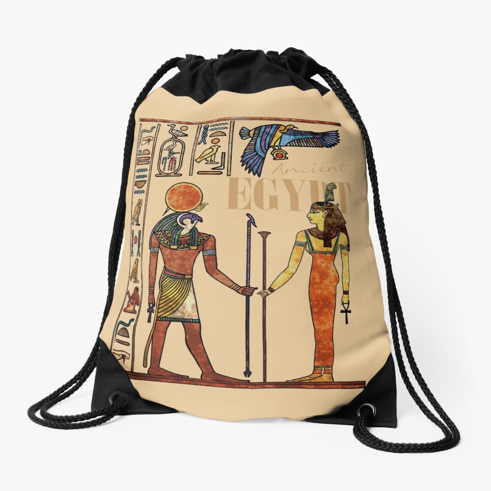 "Ancient Egypt Antiguo Egipto" Drawstring Bag for Sale by