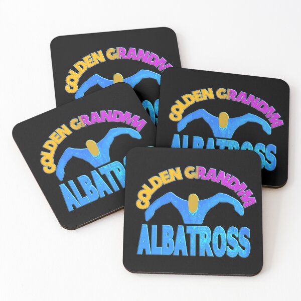 Item preview,   GOLDEN GRANDMA ALBATROSS - FUNNY  GRANDMA BUTTERFLY SWIMMER  designed and sold by Ralek.