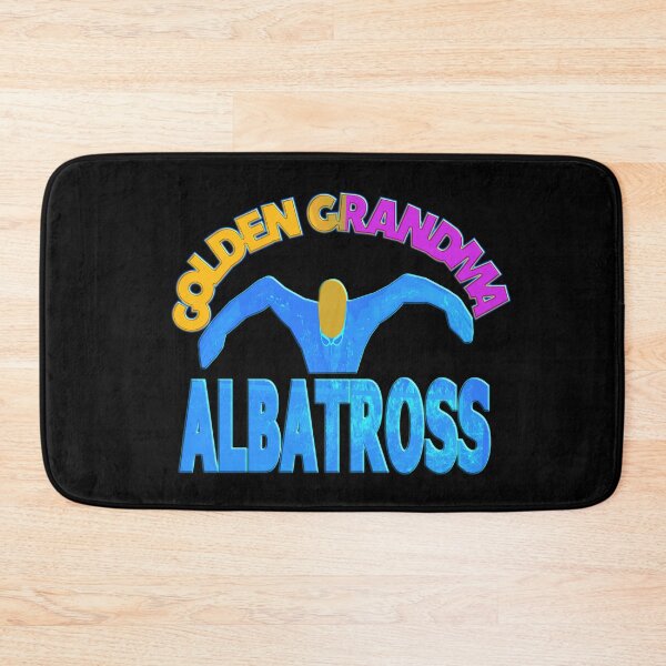 Item preview,   GOLDEN GRANDMA ALBATROSS - FUNNY  GRANDMA BUTTERFLY SWIMMER  designed and sold by Ralek.