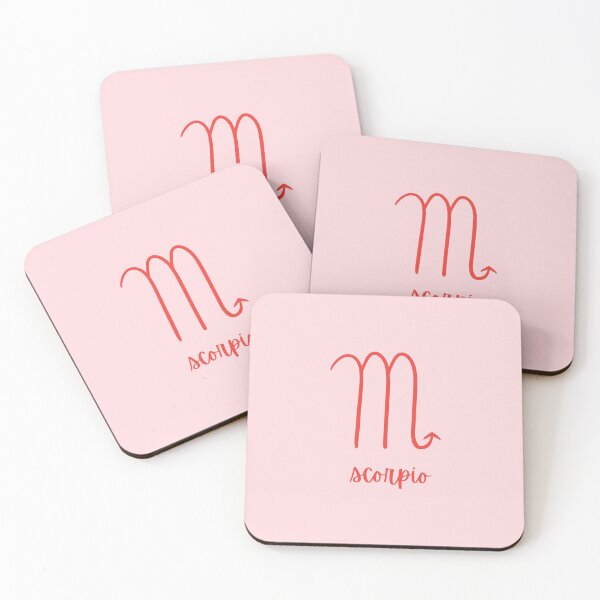 Item preview, minimalist scorpio in red and pink designed and sold by neopop.