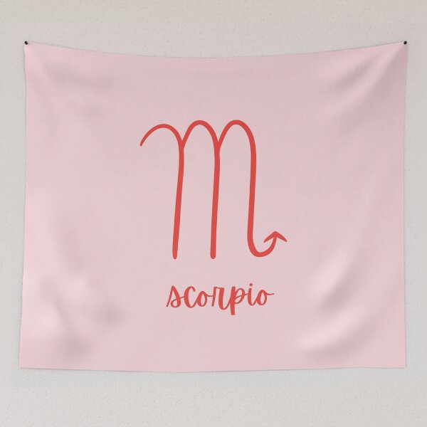 Item preview, minimalist scorpio in red and pink designed and sold by neopop.