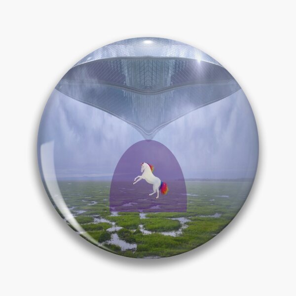 Item preview, Where Have All The Unicorns Gone - UFO Alien Abduction Spacecraft designed and sold by KeysTreasures.