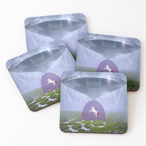 Item preview, Where Have All The Unicorns Gone - UFO Alien Abduction Spacecraft designed and sold by KeysTreasures.