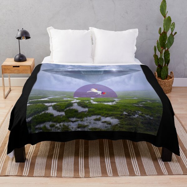 Item preview, Where Have All The Unicorns Gone - UFO Alien Abduction Spacecraft designed and sold by KeysTreasures.