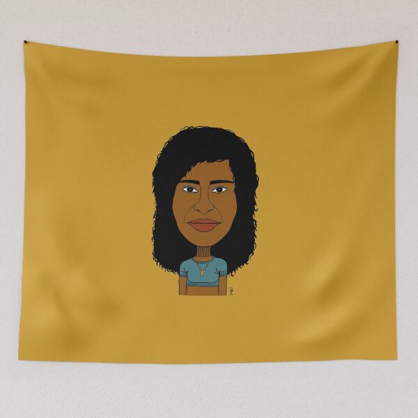 Item preview, Drawn portrait of Funk singer. designed and sold by Eric Sintès.