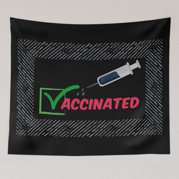 Item preview, Ive Been Vaccinated Check - funny covid quotes designed and sold by DebbisPalette.