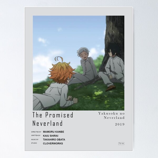 Item preview, The Promised Neverland Poster - Ray, Emma and Norman designed and sold by rilsname.