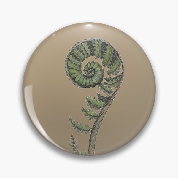 Item preview, Delicate fiddlehead fern designed and sold by EstudioFagus.