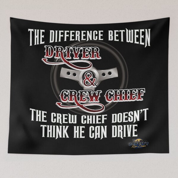 Item preview, The difference between driver and crew chief, the crew chief doesn't think he can drive designed and sold by Elliot Klugh.