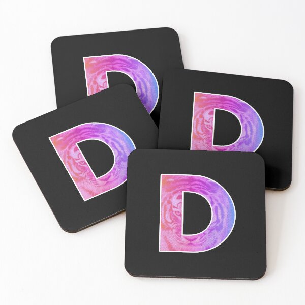 Artikelvorschau, Buchstabe D - Retro Tiger Vaporwave Ocean Art entworfen und verkauft von dylanxh.