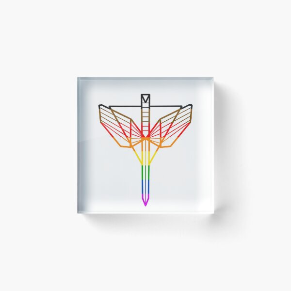 Item preview, The angel’s shield - pride designed and sold by geekartistry.