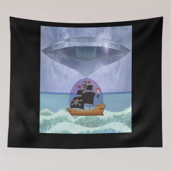 Item preview, Where Have All The Pirates Gone - UFO Alien Abduction Spacecraft designed and sold by KeysTreasures.