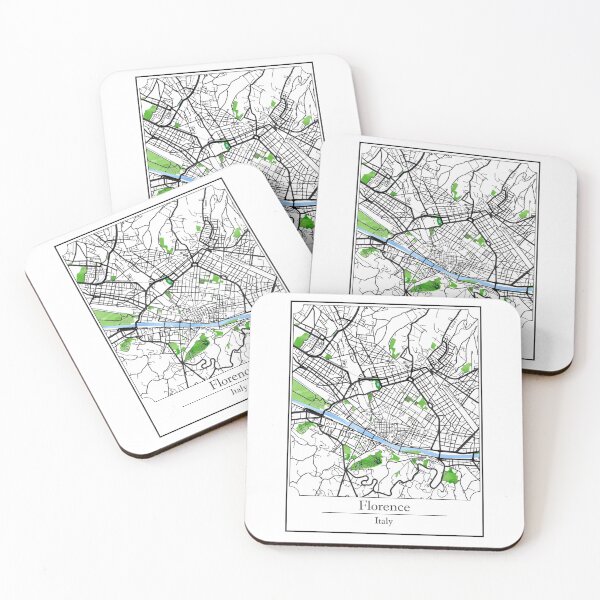 Item preview, Watercolor Art Map of Florence, Italy designed and sold by Mount-Molehill.