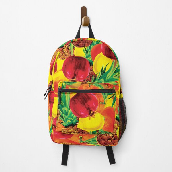 Item preview, pop art, drawing, fun, colorful, streets, color, fruit, peach, pineapple, raisins, plum designed and sold by AstralUnicorn.