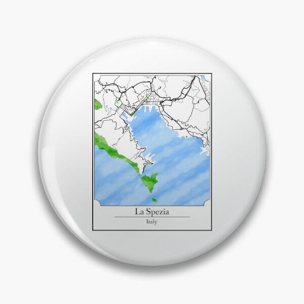 Item preview, Watercolor Art Map of La Spezia, Italy designed and sold by Mount-Molehill.