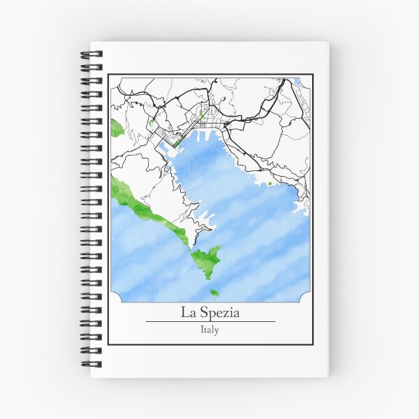 Item preview, Watercolor Art Map of La Spezia, Italy designed and sold by Mount-Molehill.