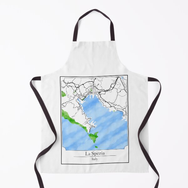Item preview, Watercolor Art Map of La Spezia, Italy designed and sold by Mount-Molehill.
