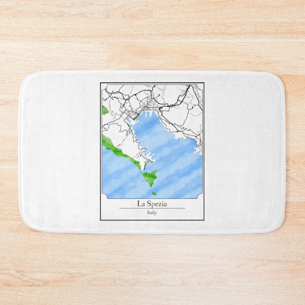 Item preview, Watercolor Art Map of La Spezia, Italy designed and sold by Mount-Molehill.