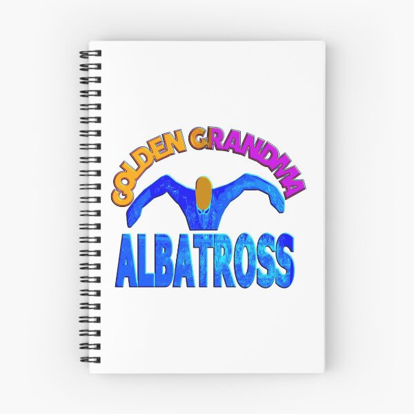 Item preview,  GOLDEN GRANDMA ALBATROSS - FUNNY  GRANDMA BUTTERFLY SWIMMER  designed and sold by Ralek.