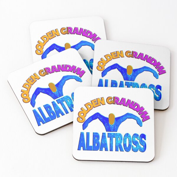 Item preview,  GOLDEN GRANDMA ALBATROSS - FUNNY  GRANDMA BUTTERFLY SWIMMER  designed and sold by Ralek.
