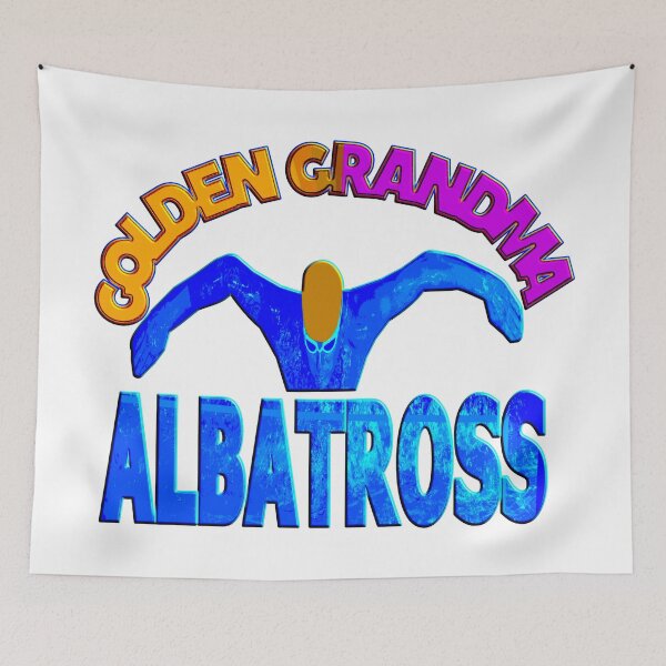 Item preview,  GOLDEN GRANDMA ALBATROSS - FUNNY  GRANDMA BUTTERFLY SWIMMER  designed and sold by Ralek.