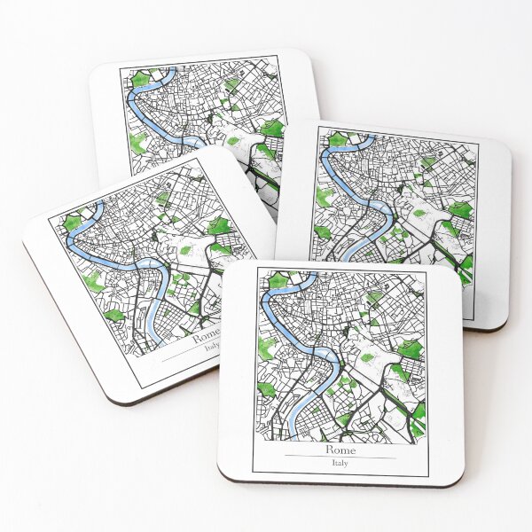 Item preview, Watercolor Art Map of Rome, Italy designed and sold by Mount-Molehill.