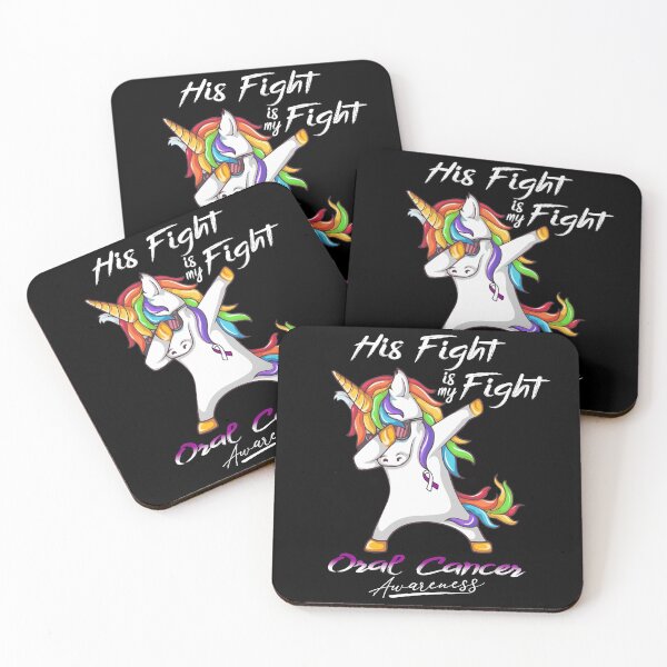 Item preview, Unicorn His Fight Is My Fight Oral Cancer Awareness designed and sold by rechardtee.