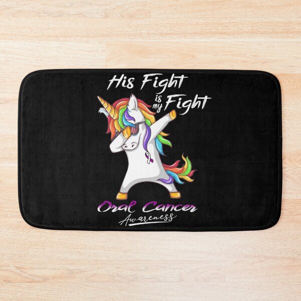 Item preview, Unicorn His Fight Is My Fight Oral Cancer Awareness designed and sold by rechardtee.