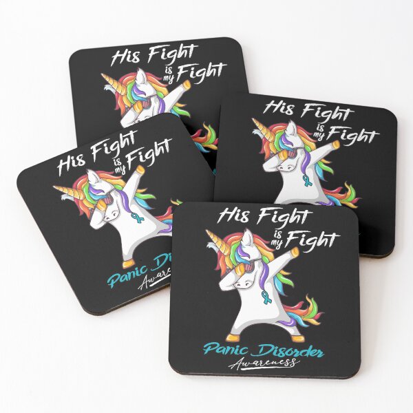 Item preview, Unicorn His Fight Is My Fight Panic Disorder Awareness designed and sold by rechardtee.