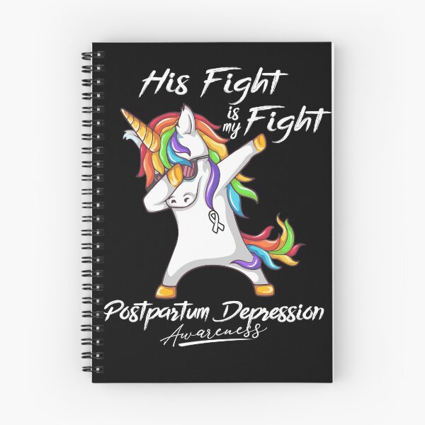 Item preview, Unicorn His Fight Is My Fight Postpartum Depression Awareness designed and sold by rechardtee.